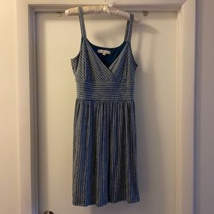 LOFT blue/white dress